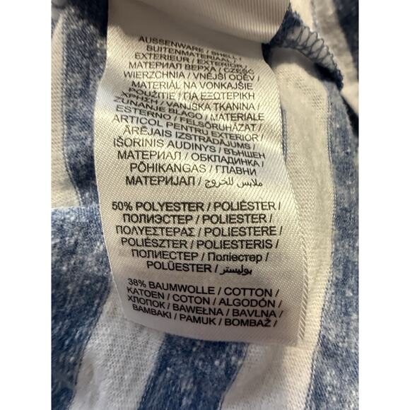 Christina Berg Stripes Short Sleeves T Shirt Blue White 2XL Nautical 87-37 - Picture 7 of 16